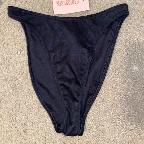 Missguided Other - Black swim bottoms
